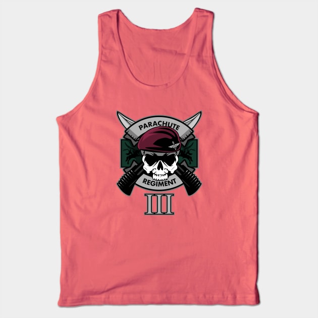 Parachute Regiment - 3rd Battalion (3 PARA) Tank Top by TCP